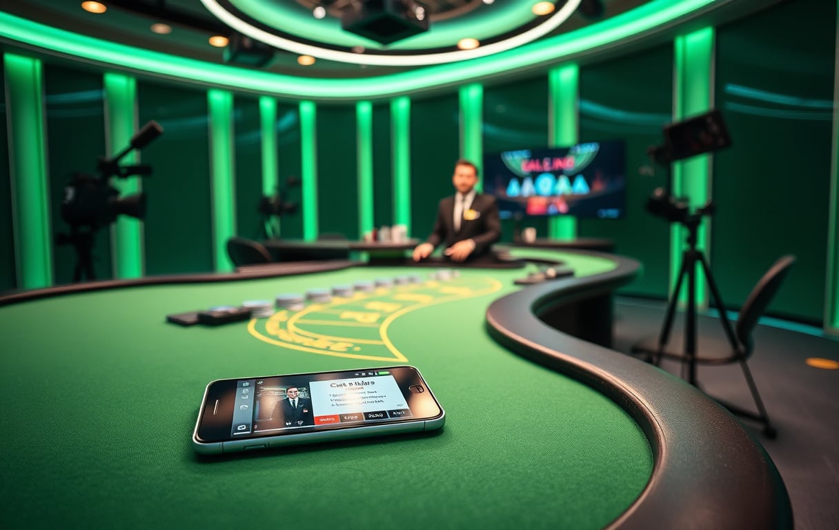 Live casino med ekte dealer og HD-kameraer