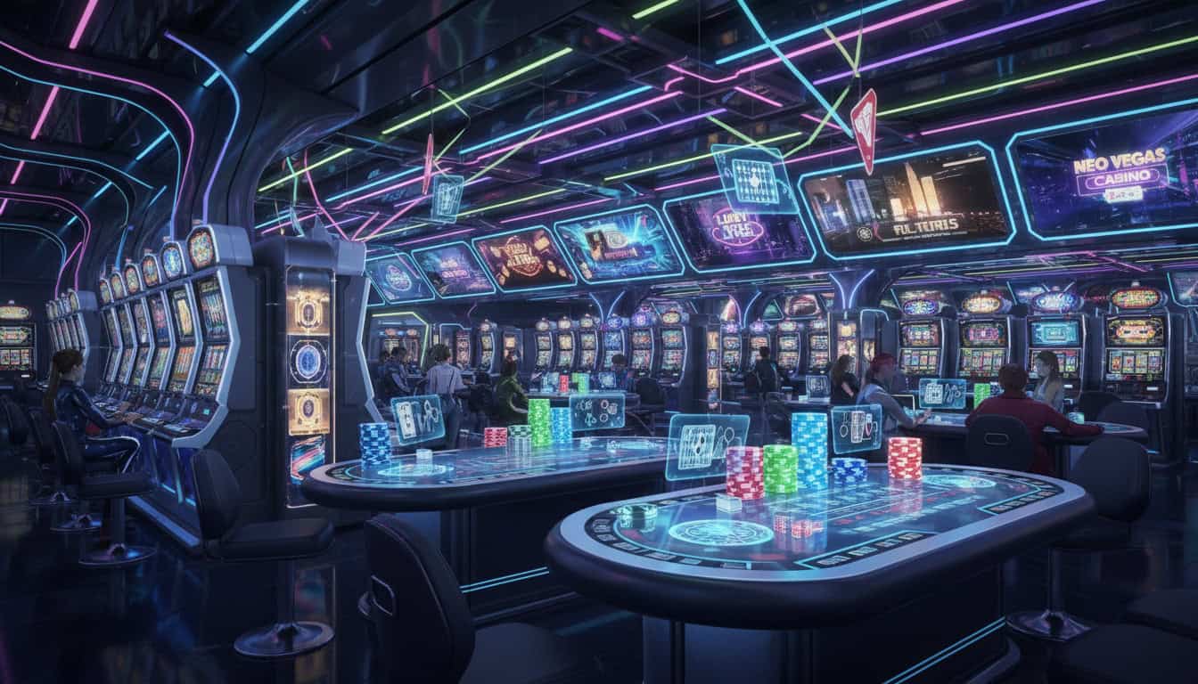 A detailed overview of the Lets Lucky Casino lobby interface showing game categories and promotional banners